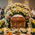 A dignified Buddhist funeral wake in Singapore, showcasing compassionate funeral services and cultural respect.