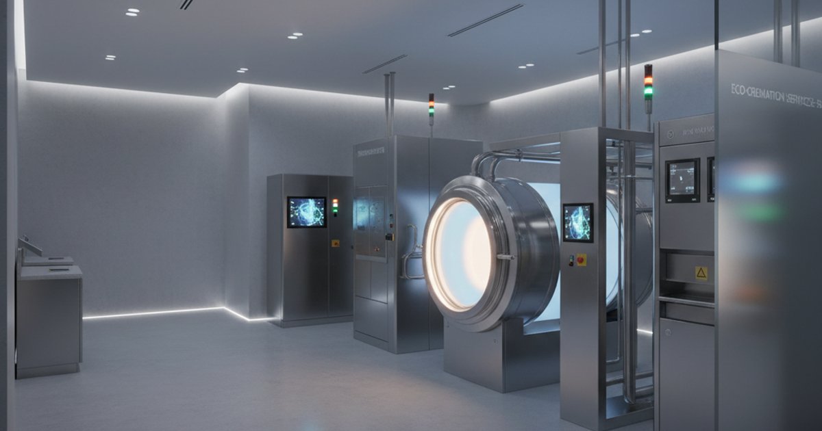 Modern aquamation facility for eco-friendly cremation services in Singapore
