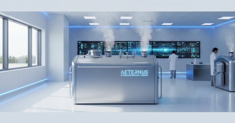 Modern alkaline hydrolysis chamber for flameless cremation services in Singapore