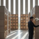 A serene columbarium in Singapore, symbolizing lasting funeral services and family remembrance