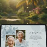 Online memorial page for funeral services in Singapore