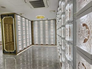 Lin San Temple columbarium room