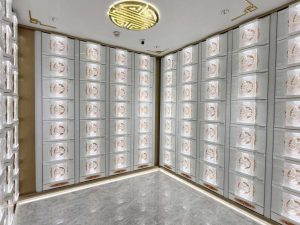 Lin San Temple columbarium room