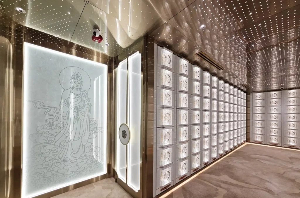 Imperial 1 & 3 (帝王苑) columbarium niches at Lin San Temple