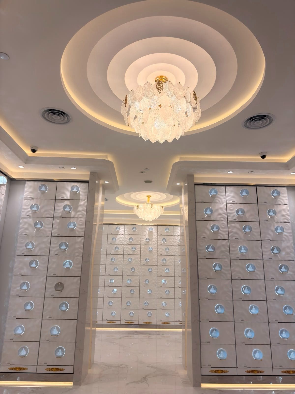 Columbarium niches at Thian Leng Chong Toh Tong