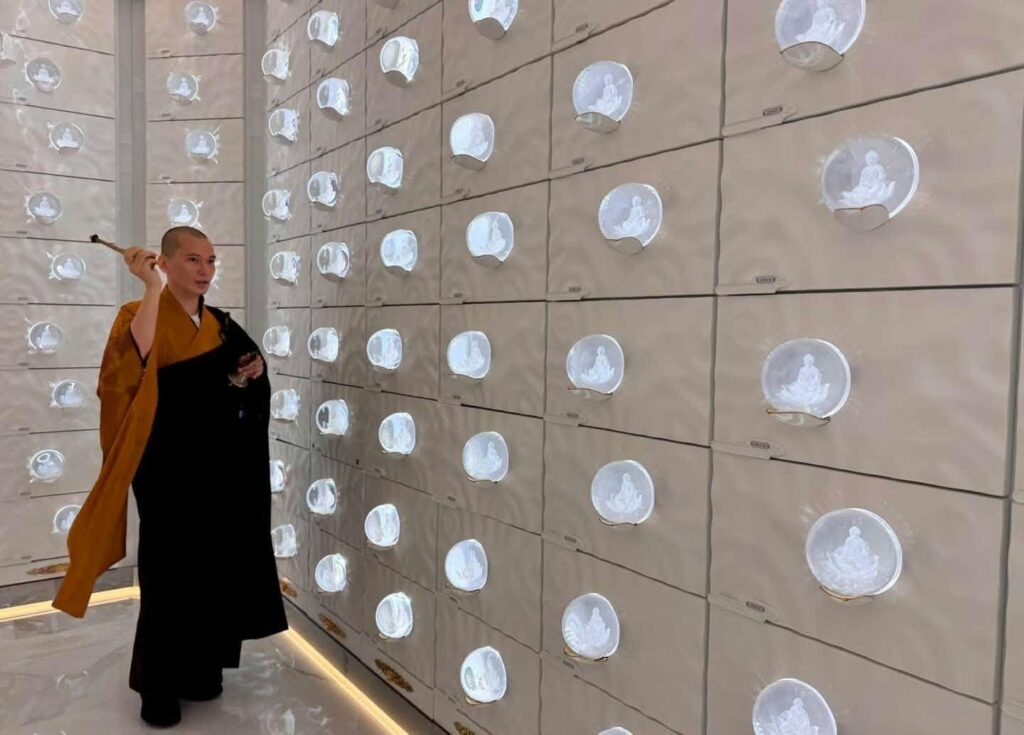 Columbarium niches at Thian Leng Chong Toh Tong